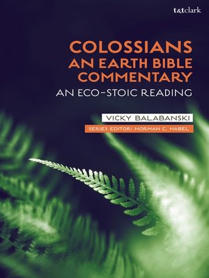 cover image of Colossians